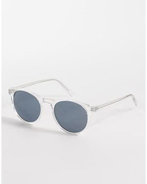 A.J. Morgan Grad School Round Sunglasses - Blue