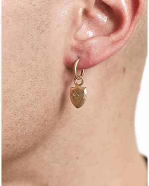 Icon Brand Class Of Crest Earring Set - Natural