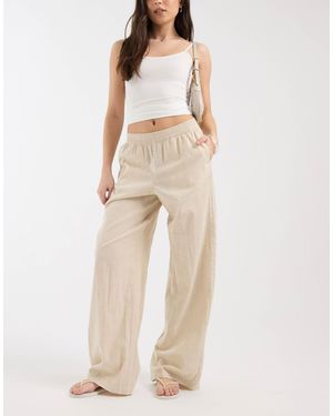 JJXX Linen Blend Pants - Natural