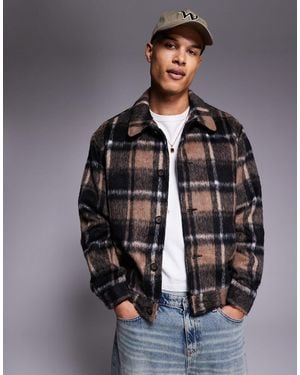 ASOS – harrington-jacke - Schwarz