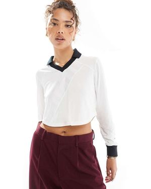 Nike Street Jersey Long Sleeve Top - White
