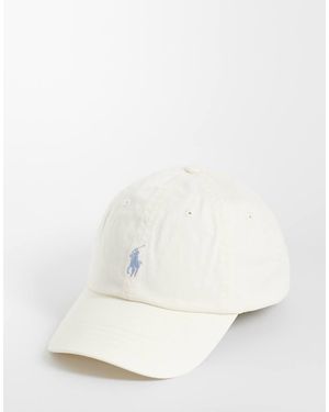Polo Ralph Lauren Icon Logo Twill Baseball Cap - Natural