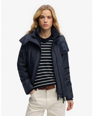 Superdry Arctic windcheater-jacke mit kapuze - Blau