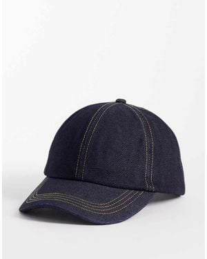 ASOS Denim Baseball Cap - Blue
