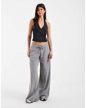 Hollister Low Waist Wide Leg joggers - Grey