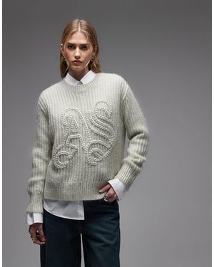 AllSaints Pull ras - Gris