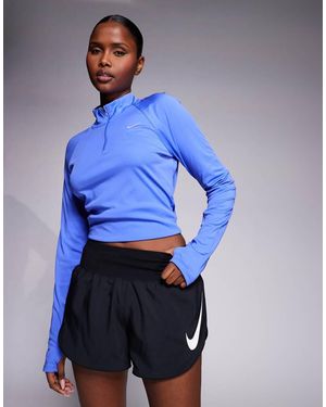 Nike Nike Tempo Running Shorts With Swoosh Detail - Blue