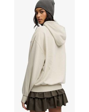 Bench x Superdry & Co Oversized Applique Hoodie - Natural