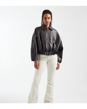ONLY Lola Super Low Waist Flared Jeans - Black