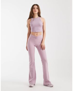 Cotton On Ultra Luxe Invisible Scrunch Flare leggings - Pink