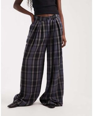 Noisy May High Waist Wide Leg Trouser - Black