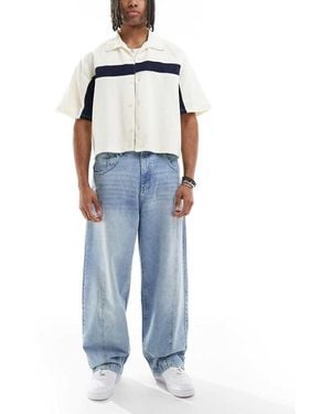 Pull&Bear Jeans A Cilindro - Blu