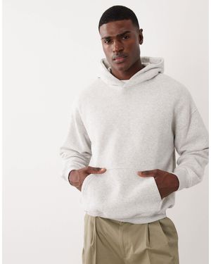Abercrombie & Fitch – essential – oversize-kapuzenpullover - Natur