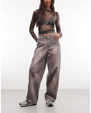 Obey – leah – baggy-jeans - Grau