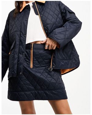 Barbour Minifalda acolchada exclusiva - Azul