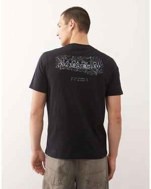 Napapijri Turrach Backprint T-shirt - Black
