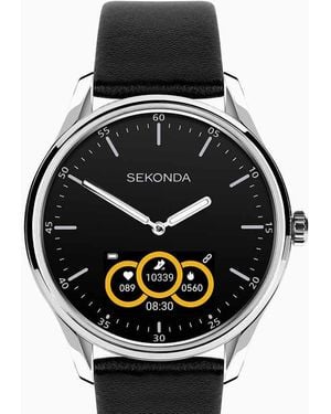 Sekonda Hybrid 45Mm Round Watch - Black