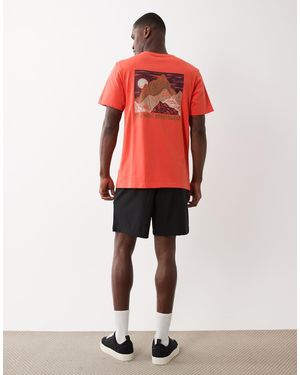 Columbia Csc Outdoor Back Graphic T-shirt - Red