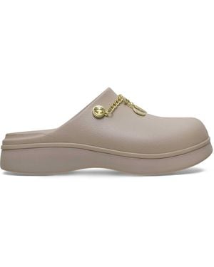 Crocs™ Dylan clogs mit kerbe im boho-stil - Grau