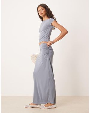ASOS Modal Maxi Skirt Co-Ord - White