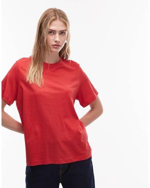 & Other Stories Relaxed Short Sleeve T-Shirt - Red