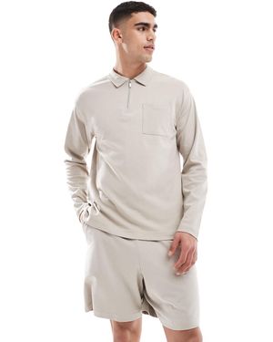 New Look – langärmliges oberteil - Grau