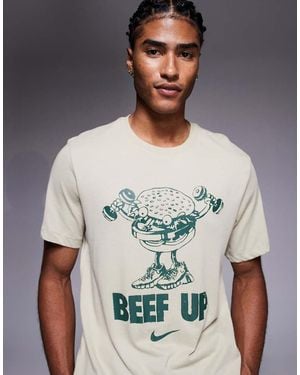 Nike Dri-Fit Graphic T-Shirt - Grey