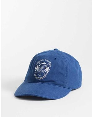 Tommy Hilfiger Washed Cotton Crest Logo Cap - Blue