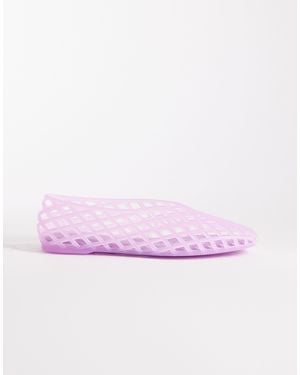 ASOS Luminous Jelly Caged Ballets - Purple