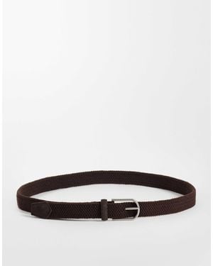 Mango Braided Belt - White