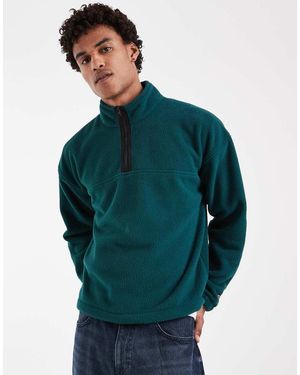 Levi's Redwood Quarter Zip Sweatshirt - Green