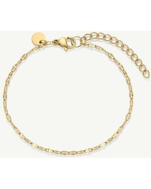 D.Louise Waterproof Dainty Chain Bracelet – Tarnish-Free - Natural