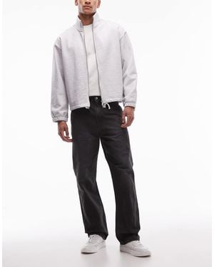 Levi's Pantalones Negro Lavado De Corte Recto Suelto Y Estilo Carpintero Workwear 568 De - Blanco