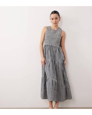 Nobody's Child Petite Charlie Midaxi Dress - White