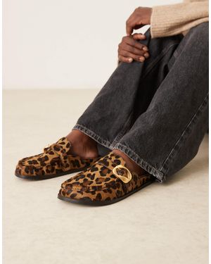 ASOS Mystic Premium Flat Mules - Brown