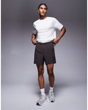 4505 Icon 5 Inch Quick Dry Training Shorts With Zip Pockets - Grey