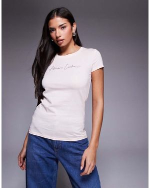 ARMANI EXCHANGE Logo T-Shirt - Grey