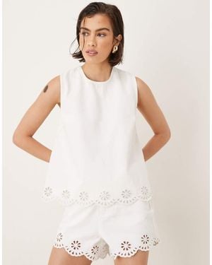 Nobody's Child Sweetpea Swing Top Co-ord - White