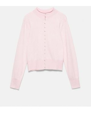 Pull&Bear Vest Met Hoge Hals - Roze