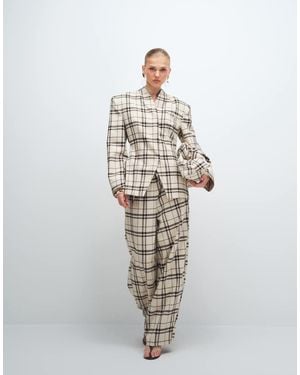 ASOS Pull On Barrel Trousers - White