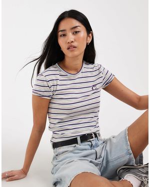 Collusion Fitted Short Sleeve Tee - Gray