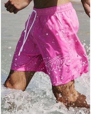 Pull&Bear – stwd – boardshorts - Pink