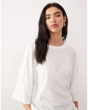 Free People Perfect Oversized Tee - Natural