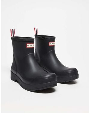 HUNTER Play Short Boot - Black