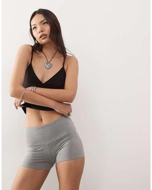 Weekday Jersey Hot Trousers - Natural