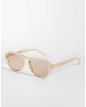 & Other Stories Retro Round Sunglasses - Brown