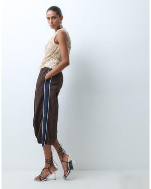 ASOS Pantalón Crop De Chándal 3/4 De Conjunto En-Multi - Blanco