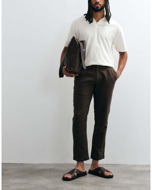 Mango Tie Waist Trouser - Grey