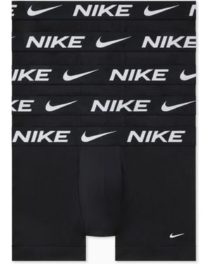 Nike Essential Micro 5 Pack Trunks - Black