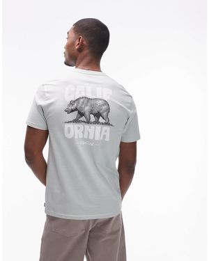 Rip Curl – desti animal – t-shirt - Grau